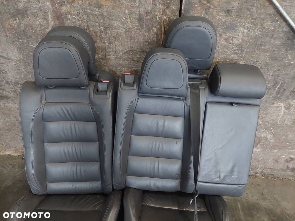 FOTELE KOMPLET LEWY PRAWY KANAPA TYŁ + BOCZKI VOLKSWAGEN GOLF V GTI SKÓRA - 7