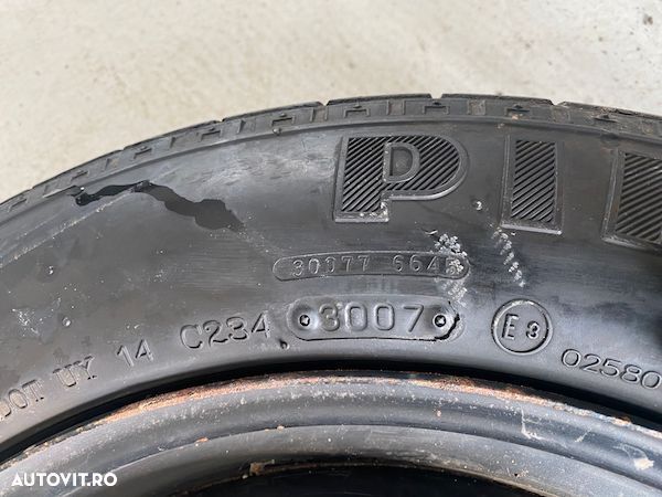 Roata de rezerva cu cheie si carlig de tractare VOLVO V40 S60 V60 125/85/R16 300776645 - 2