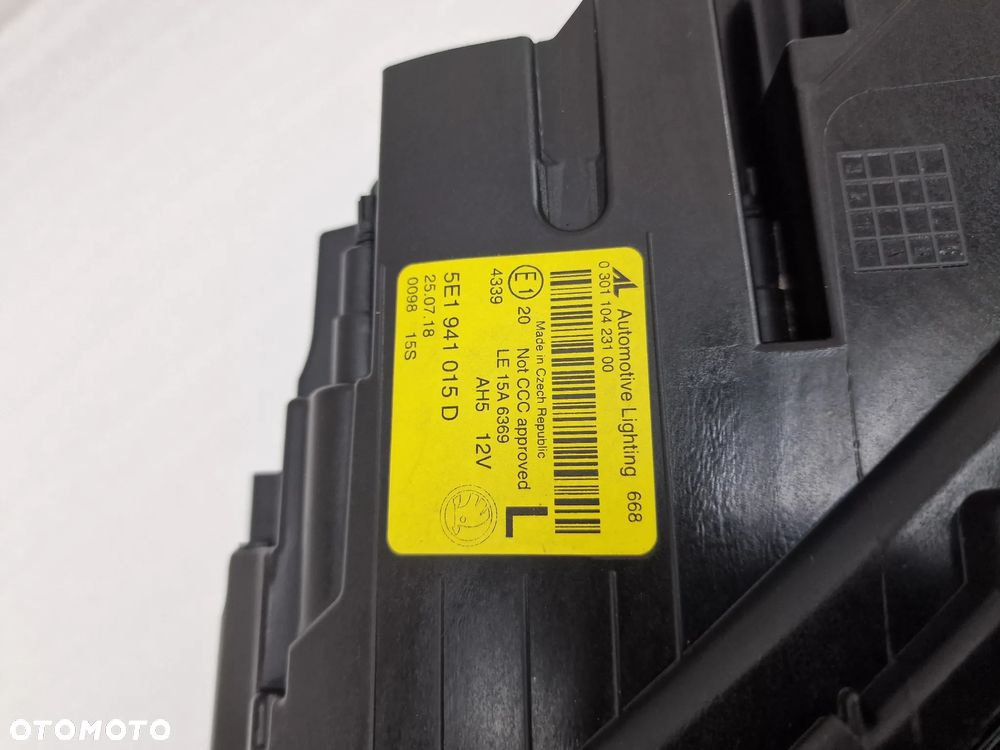 SKODA OCTAVIA III 3 LIFT 5E0 16- LEWA LAMPA PRZEDNIA PRZÓD , FULL LED FULLLED , KOMPLETNA POSIADA PRZETWORNICE , ŁADNA , NR 5E1941015D , NR AUKCJI LA765 - 4