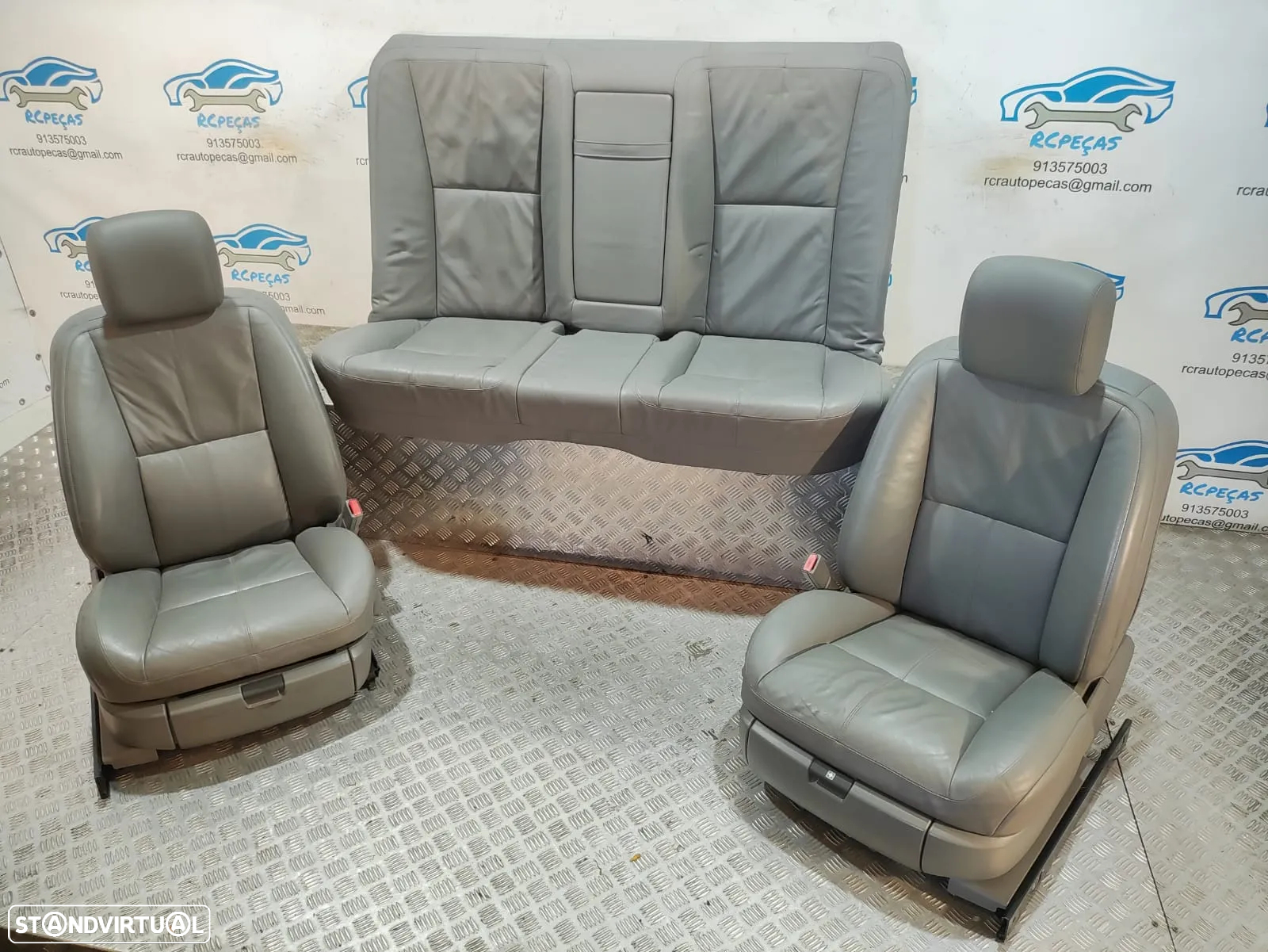 Conjunto Bancos em Pele Elétricos Mercedes Class S W221 - 5