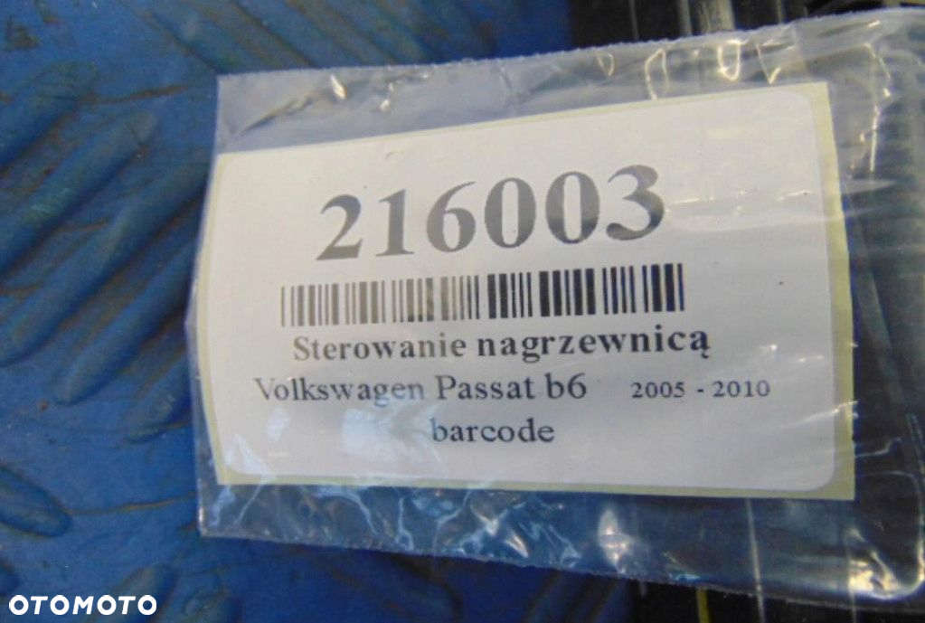 VOLKSWAGEN PASSAT B6 2.0TDI KOMNI STEROWANIE NAGRZEWNICY - 8