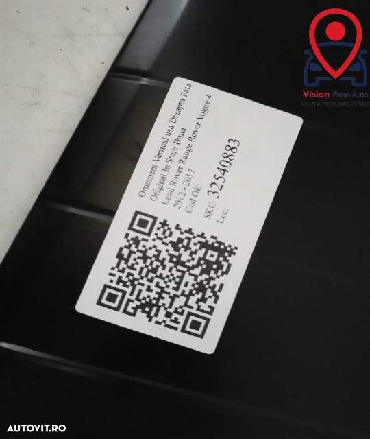 Ornament Vertical usa Dreapta Fata Original In Stare Buna Land Rover - 7