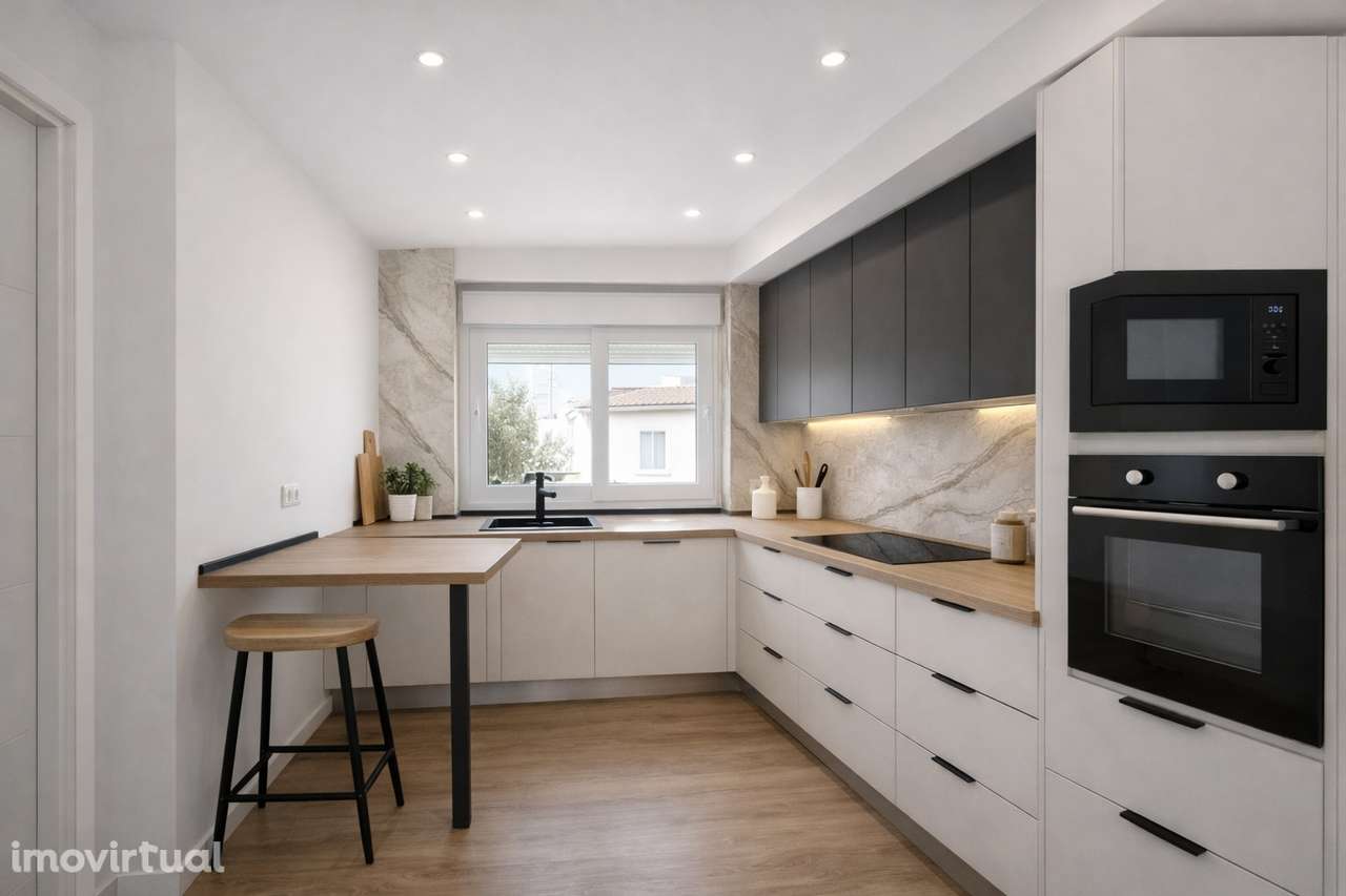 Apartamento T2 com Suite no Cacém –  1.º Andar | Totalmente Remodelado - Grande imagem: 3/30