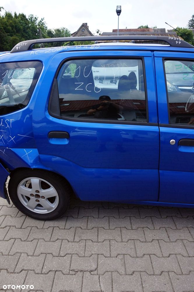DRZWI TYLNE PRAWE JUSTY III G3X ZCG  NIEBIESKI SUBARU 2003-2007 - 1