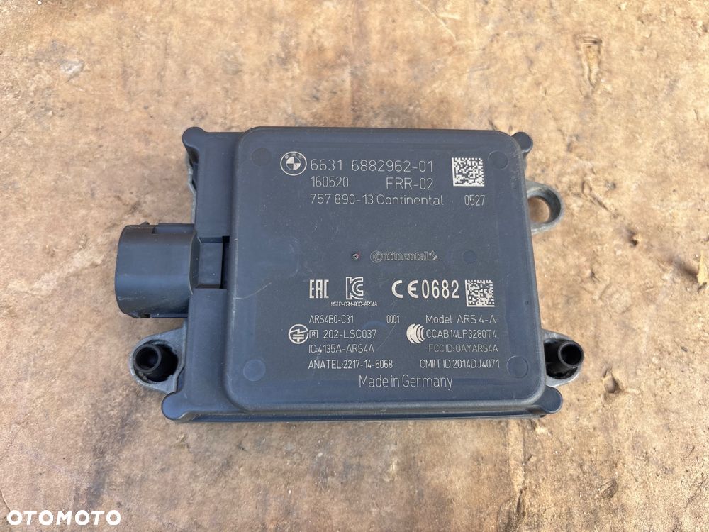 BMW 7 G11 G12 RADAR MODUŁ OSŁONA ACC DISTRONIC CONTINENTAL 6882962 Podgrzewana Nowa 66316877219-05 6877219 - 2