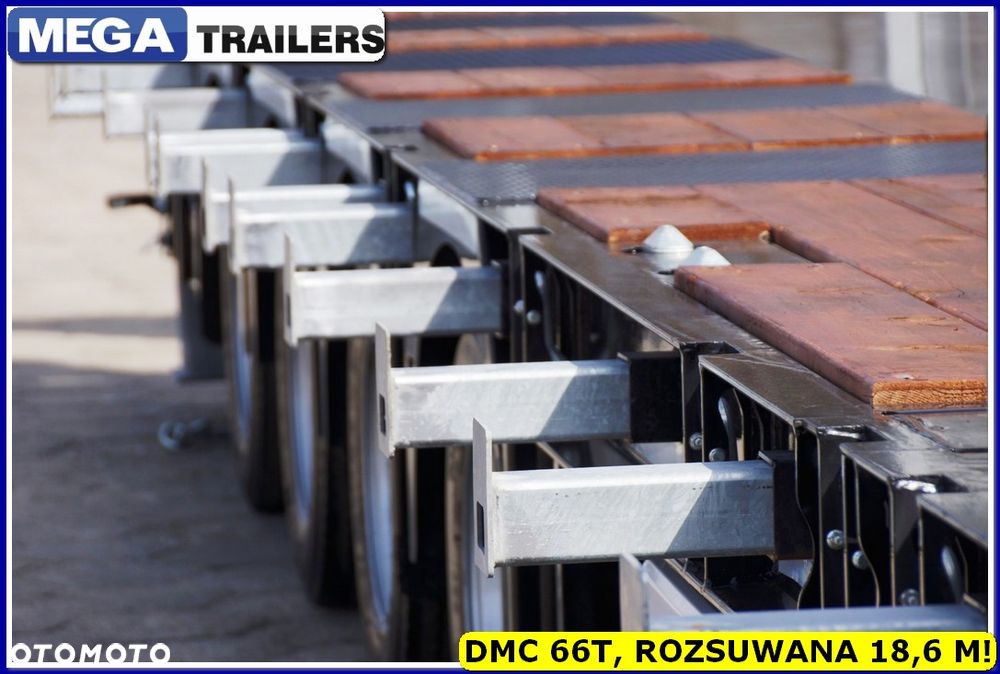Inny Niska podłoga DMC 66,0 TON, ROZCIĄGANA 18,60 M - pod KONTENERY !!! - 20