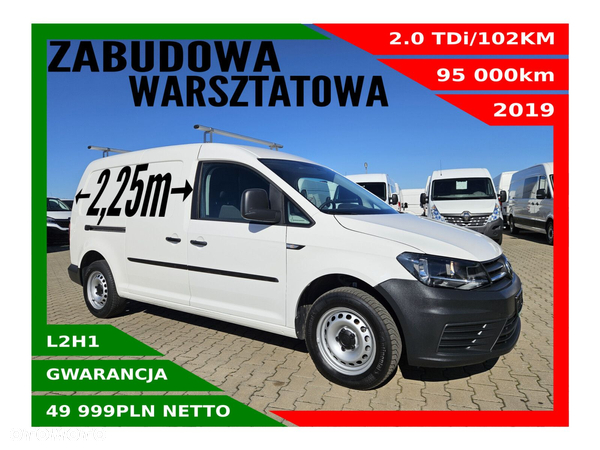 Volkswagen Caddy Long *49999zł NETTO* Zabudowa Warsztatowa 2.0TDi/102KM