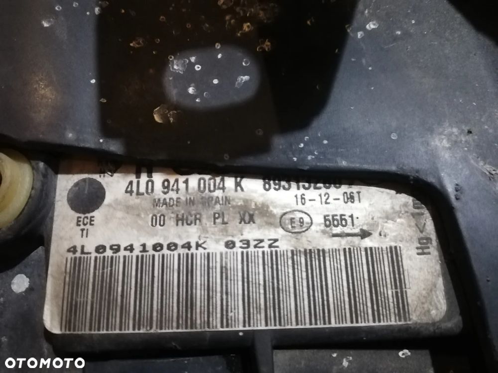 KOMPLET 2X REFLEKTOR LAMPA LEWA PRAWA PRZÓD PRZEDNIA AUDI Q7 4L 4L0941003K 4L0941004K - 4