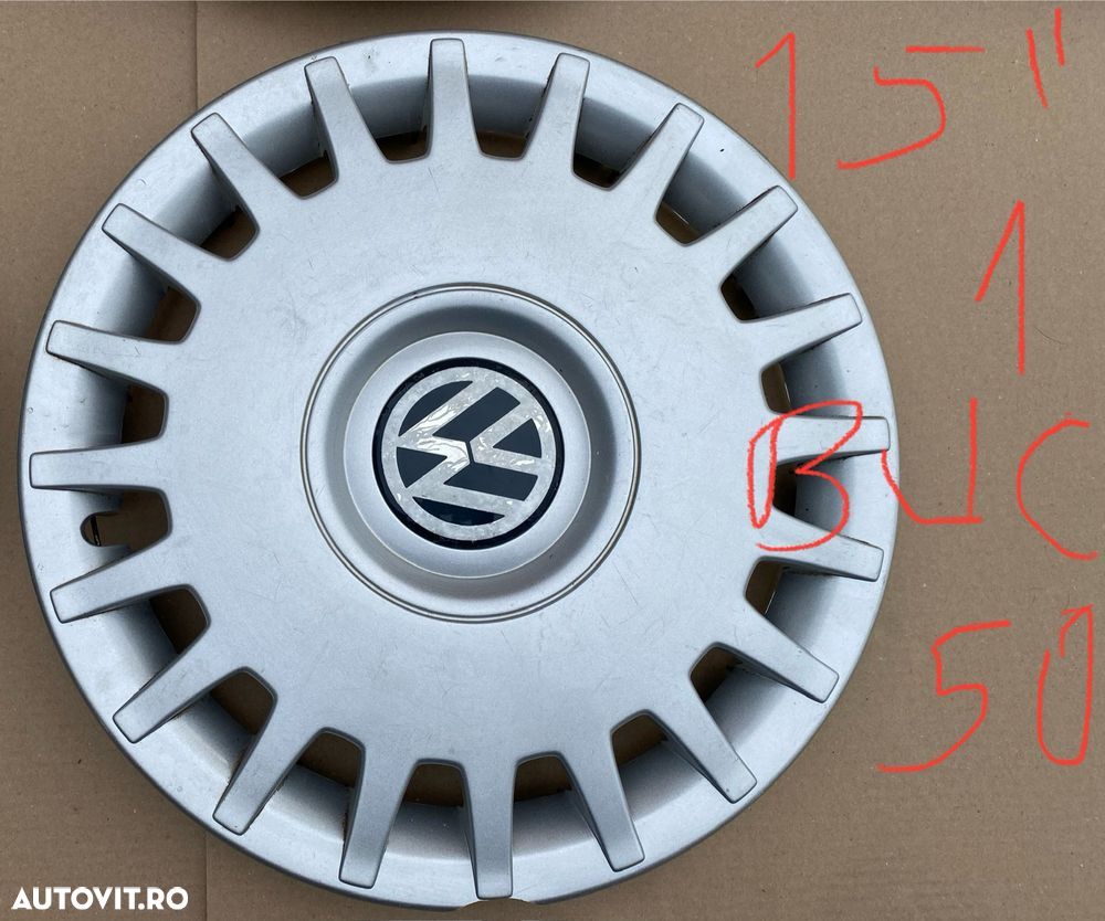 CapaceRoti/CapaceJante 15"VwPassat/Golf4/5/6,Touran/Sharan/Caddy/Jetta - 5