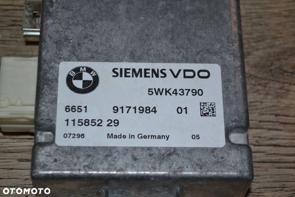 BMW E60 E61 E63 E64 LCI MODUŁ STEROWNIK ASYSTENT PASA RUCHU 9171984 - 2