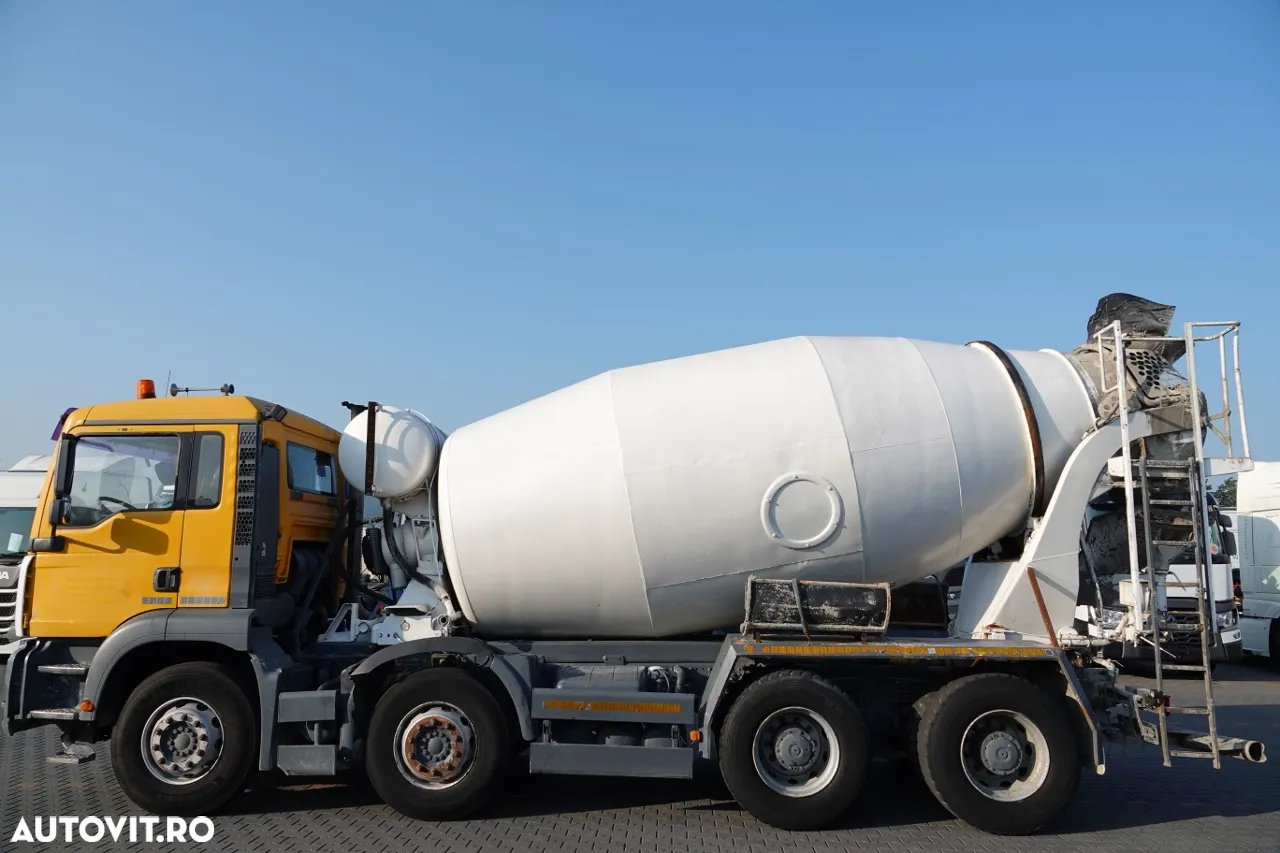 MAN TGA 35. 360 / 8x4 / LIEBHERR 9mc / BETONIERE / PEAR / MANUAL / BETONIERE / - 12