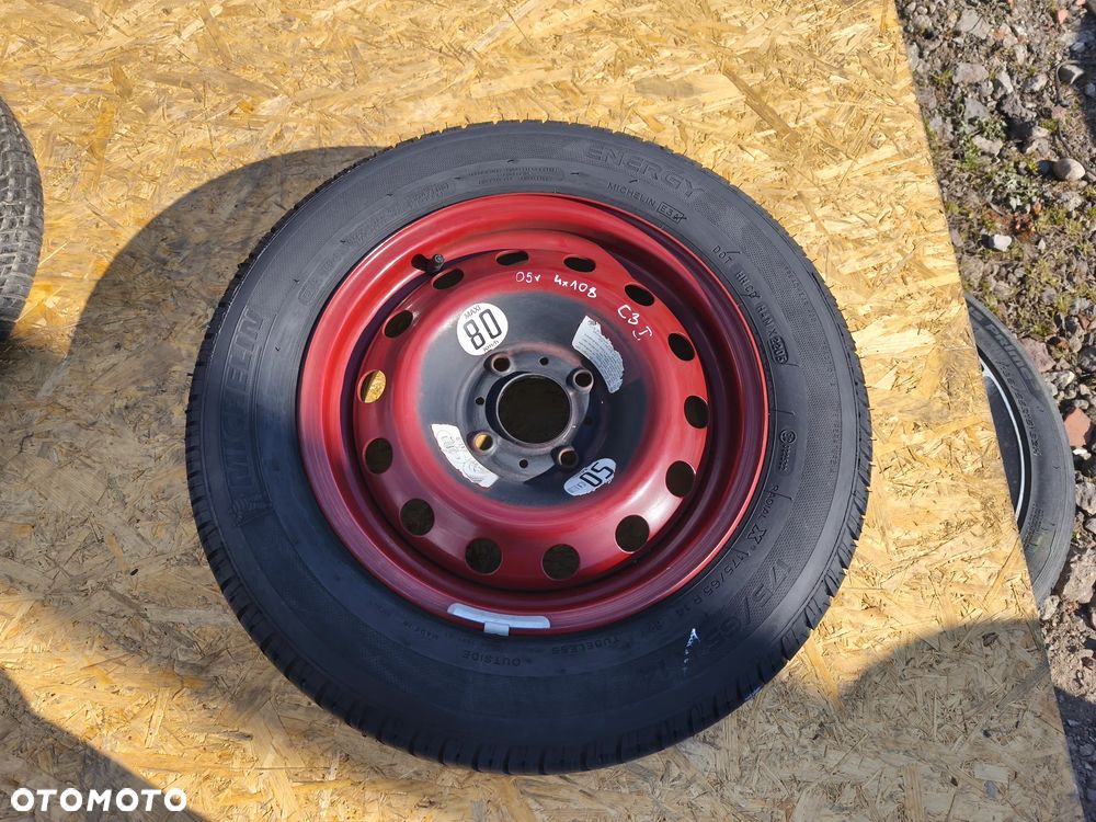 KOŁO DOJAZDOWE ZAPASOWE 175/65R14 14 CALI 4X108 CITREON PEUGEOT - 1