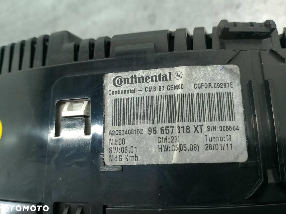 LICZNIK CITROEN C4 II 96657318XT  A2C53408152 1.6 VTI - 5