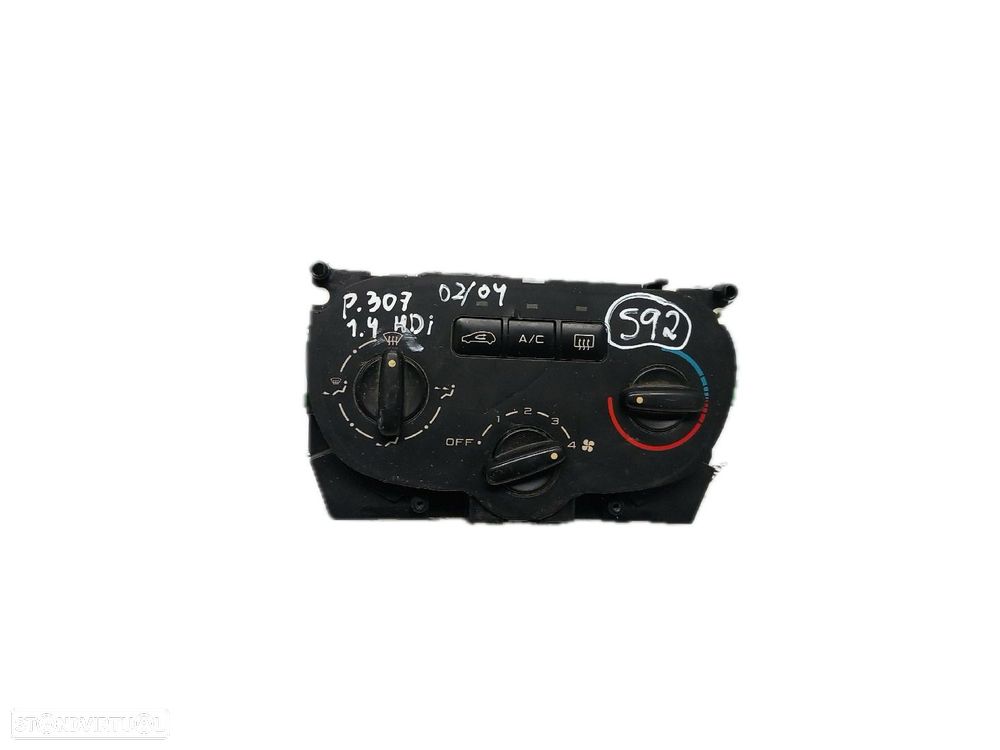 Comando / Botão De Sofagem / Climatronic Peugeot 307 (3A/C) - 2