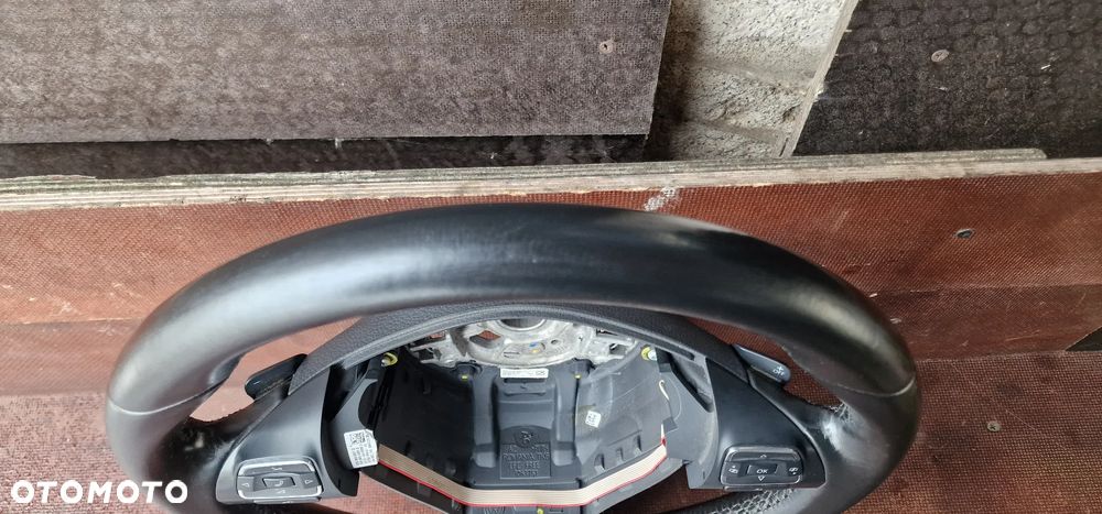 KIEROWNICA Skóra MULTIFUNKCJA 3C8419091BF VW PASSAT B7 Sharan GOLF VI - 5
