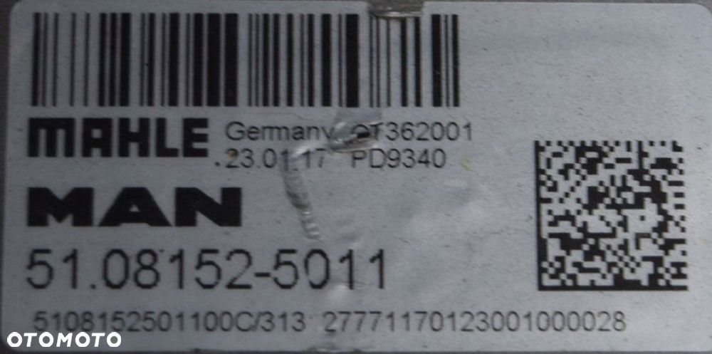 RECYLKULATOR SPALIN EGR MAN TGX TGS 51.08152-5011 - 3