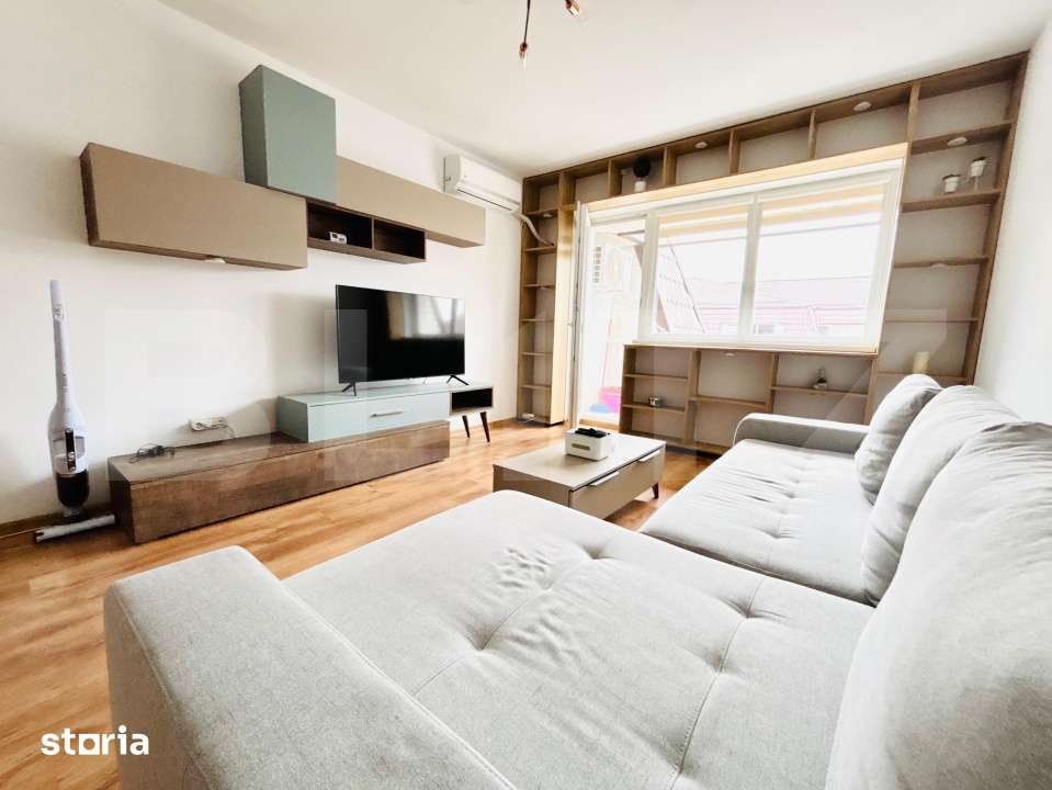 Apartament cu 2 camere, mobilat modern, cu terasa si parcare — fotografia 3