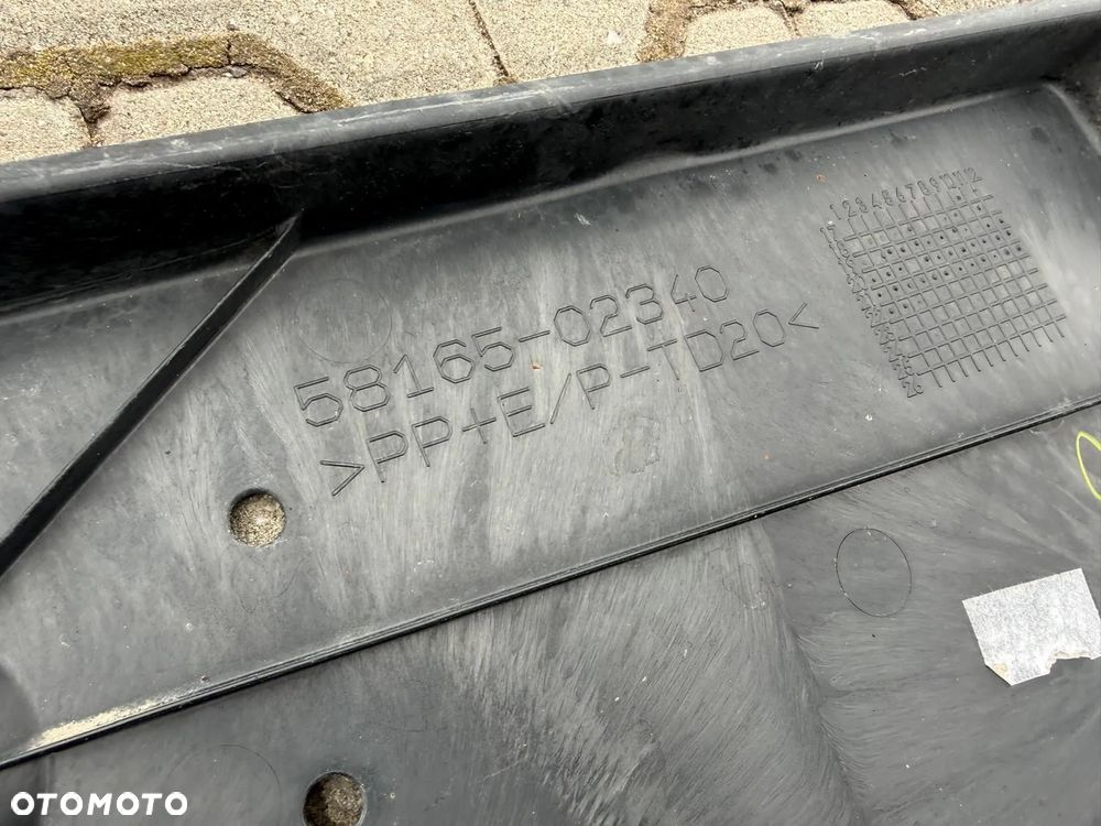 TOYOTA COROLLA E21 KOMBI 19- OSŁONA PODWOZIA PODŁOGA PŁYTA 581166-02170 KOMPLET - 7