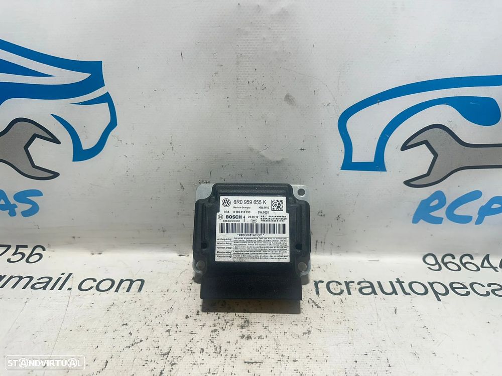 .Módulo Centralina Airbag SRS Original VW Volkswagen Seat Skoda 6R0959655K 2009 - 2017