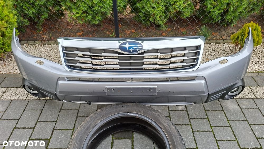 SUBARU FORESTER III SH 08-12 ZDERZAK PRZÓD PRZEDNI SPRYSKI 57704SC000 - 1