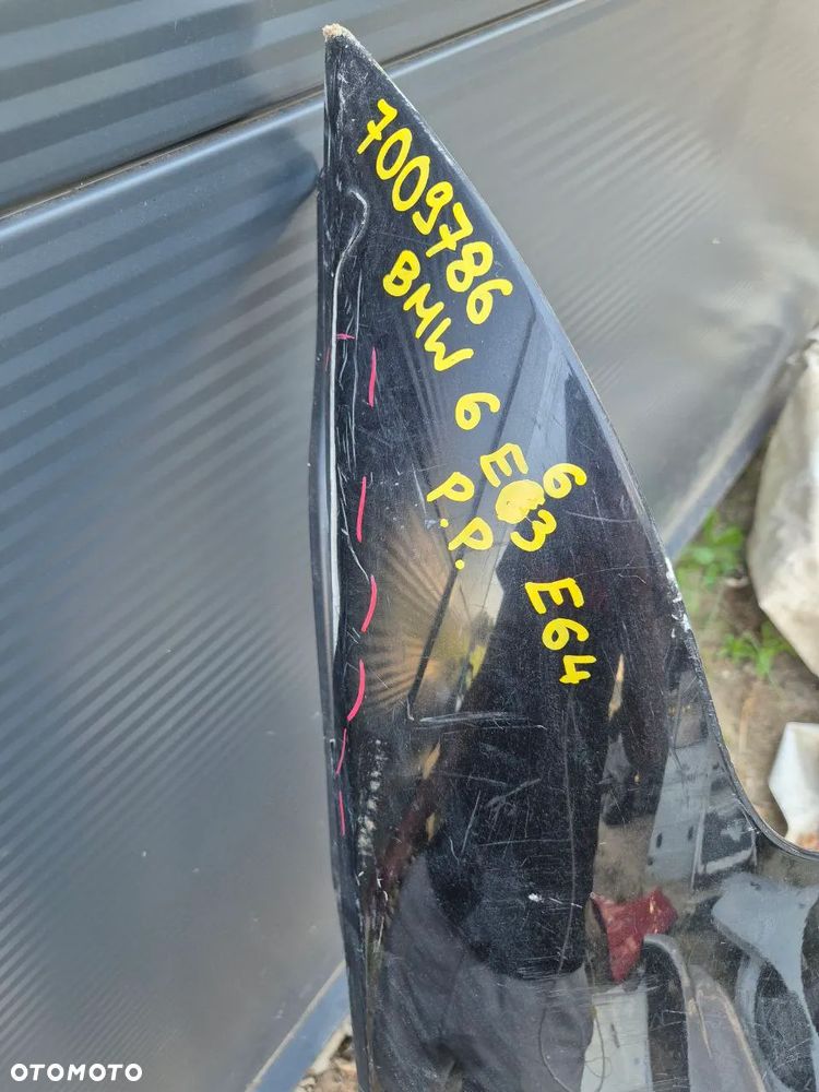 BŁOTNIK E63 E64 PRAWY PRZÓD 7009786 CZARNY - 3