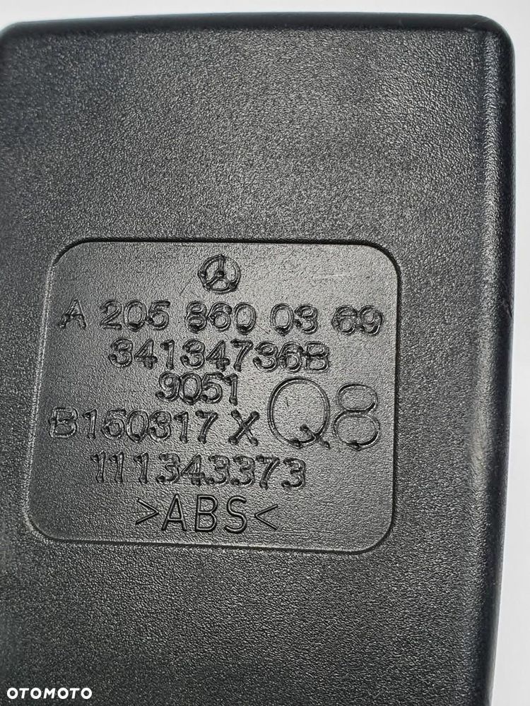ZAPINKA PASA LEWY TYŁ TYLNA MERCEDES W205 A2058600369 - 4