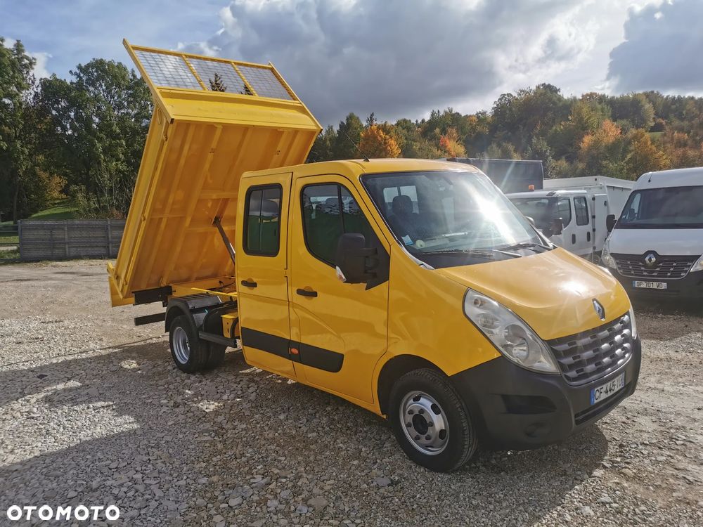Renault Master 125dCi Brygadówka wywrotka Bliźniak kiper doka 7-osobowa Hak