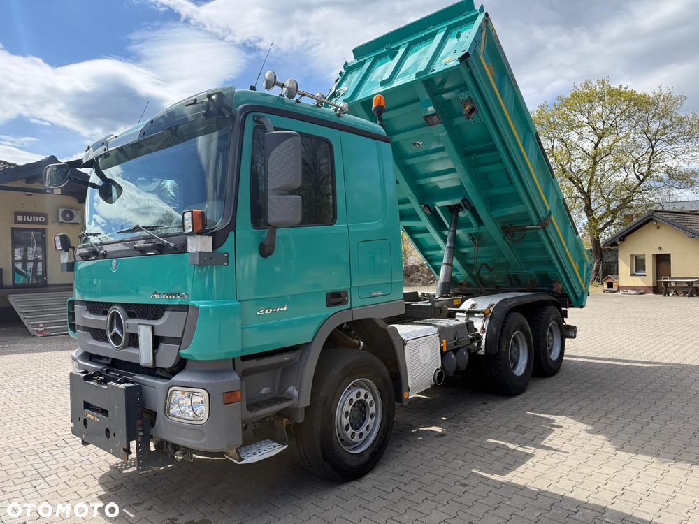 Mercedes-Benz 2644 ACTROS MP3 wywrotka 6x4, płyta pług, BORDMATIC - 7