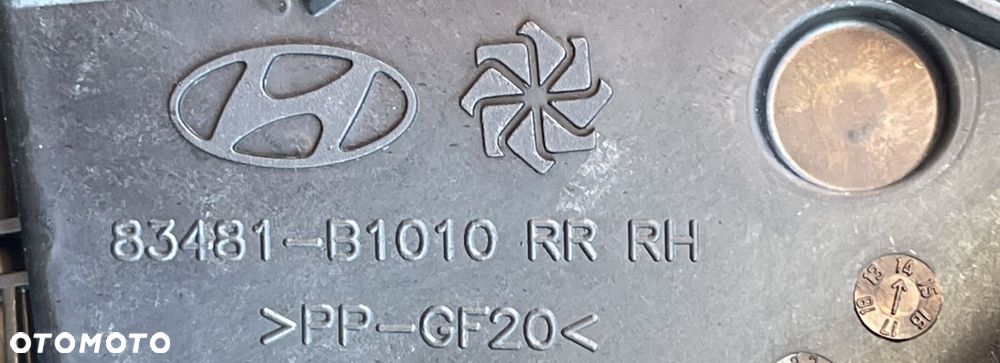 O1 HYUNDAI GENESIS G80 2013 - DRZWI TYŁ PRAWE KOMPLETNE YB6 77004-B1000 - 5