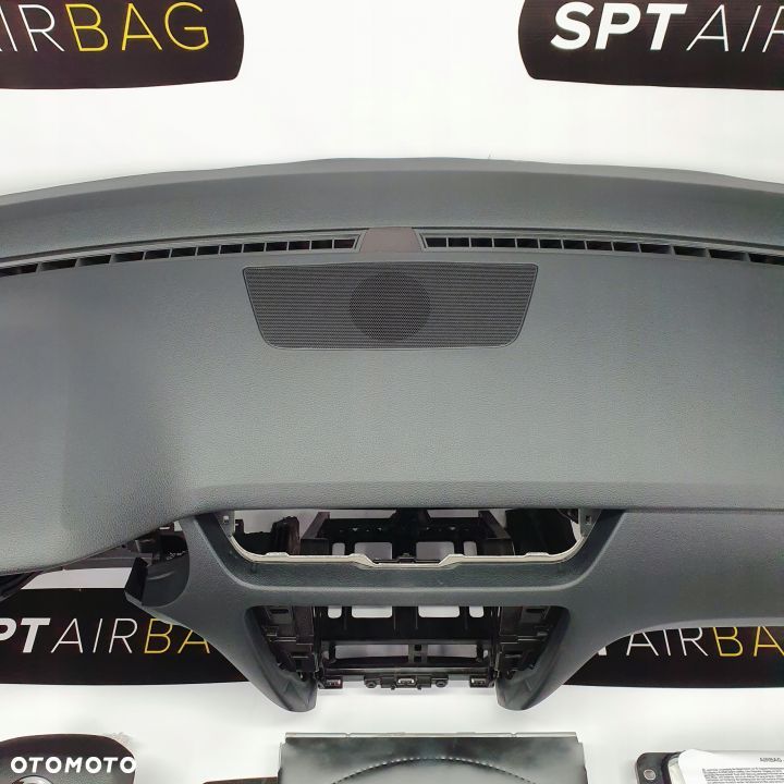 SKODA OCTAVIA III 3 5E0 LIFT DESKA ROZDZIELCZA KONSOLA KOKPIT PULPIT PODUSZKI AIRBAG AIR BAG PASY KIT SET - 4