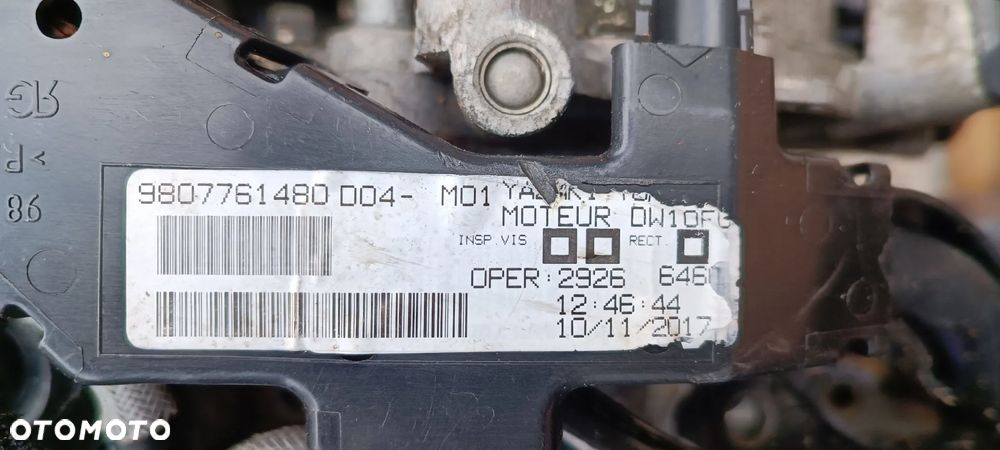 SILNIK KOMPLETNY JUMPER BOXER 2,0 BlueHdi DW10FU 2018 - 5