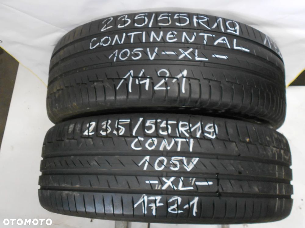OPONY 235/55R19 CONTINENTAL PREMIUM CONTACT 6 XL DOT 1721 7.5MM - 1