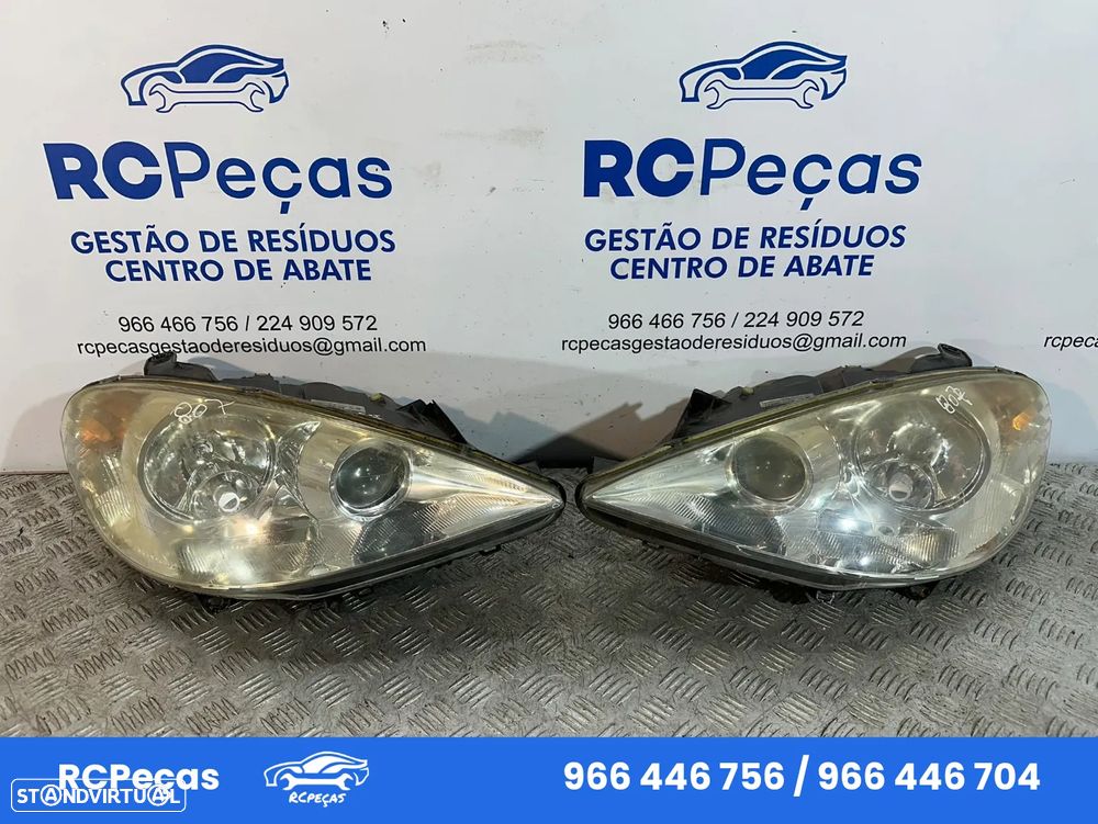.Oticas Farol Frente Frontal Esquerda Direita Original PSA Peugeot 807 1400964480 1400964580 2002 a 2014 - 1