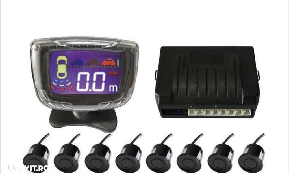 Senzori parcare fata spate cu 8 senzori si display - 1