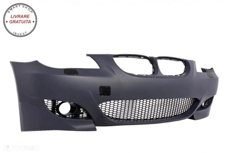 Bara Fata BMW Seria 5 E60 E61 (2003-2010) cu Praguri laterale M5 Look- livrare gratuita - 3