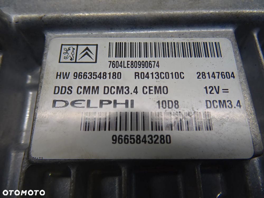 CITROEN C5 III SEDAN KOMPUTER SILNIKA - 5