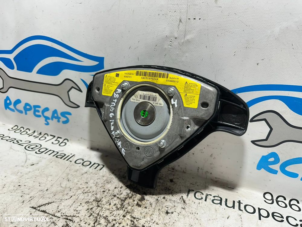 .Airbag Volante Condutor GM Opel Astra Zafira 90437571 1998 - 2005 - 5