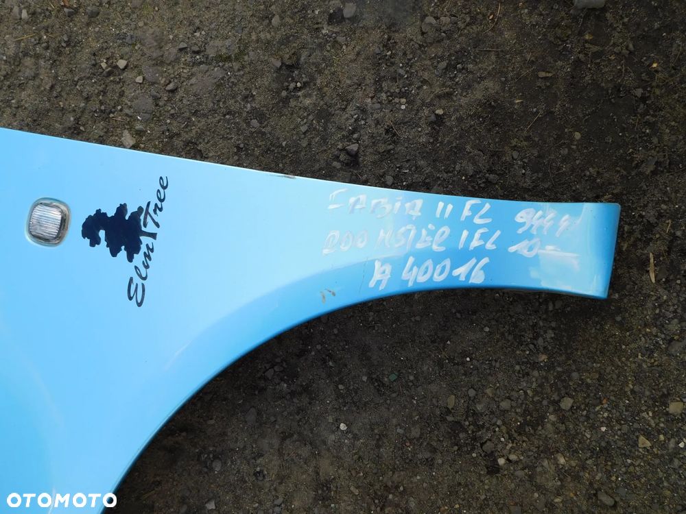 skoda fabia II FL roomster I FL 10-błotnik kolor LF5T nr A40016 WYSYŁKA - 2