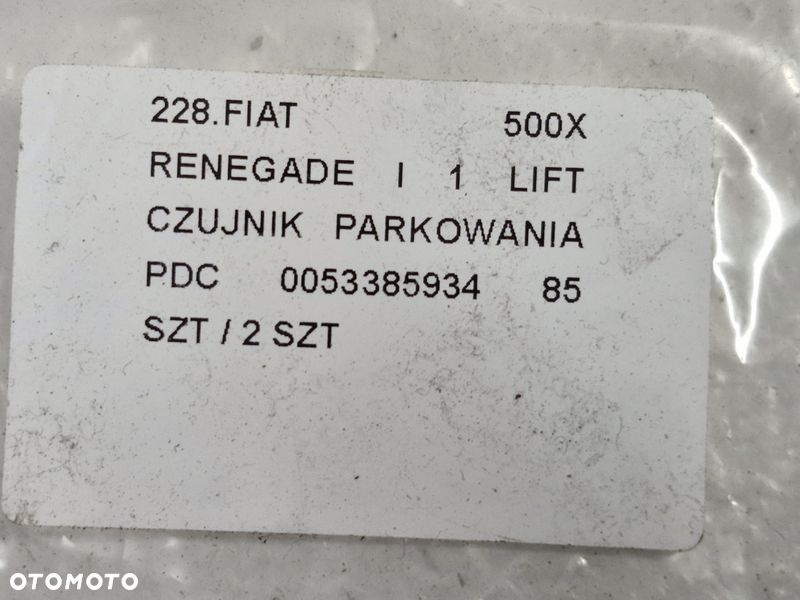 FIAT 500X 500 X RENEGADE 1 I LIFT CZUJNIK PARKOWANIA PDC 0053385934 - 6