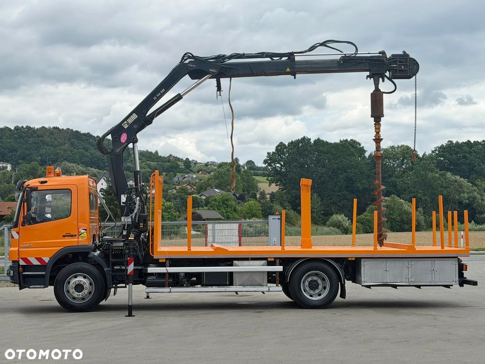 Mercedes-Benz ATEGO 1324 * SKRZYNIA 6,35 m + HIAB 144 B - DUO + WIERTNICA - 8