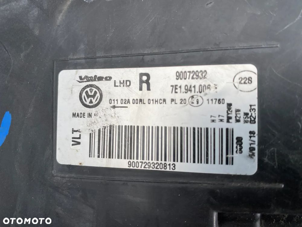 lampa transporter t6 multivan prawa eu cała - 6