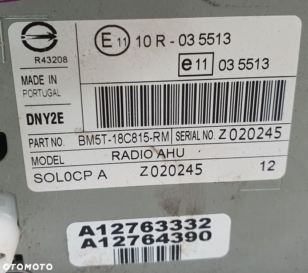 RADIO FORD B-MAX BM5T-18C815-RM - 4