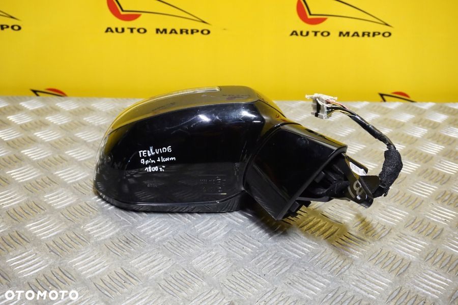 KIA TELLURIDE 2020 - 2022 Lusterko Zewnętrzne Prawe 9 Pin Kamera USA - 7