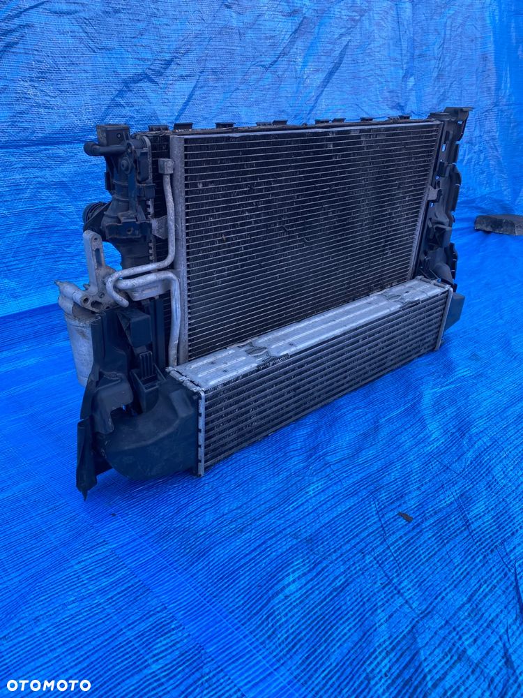 CHŁODNICE KOMPLET PAS PRZEDNI CHŁODNICA WENTYLATOR VOLVO V60 I S60 II 2.0d D3 AUTOMAT KOMPLET 13r. - 3