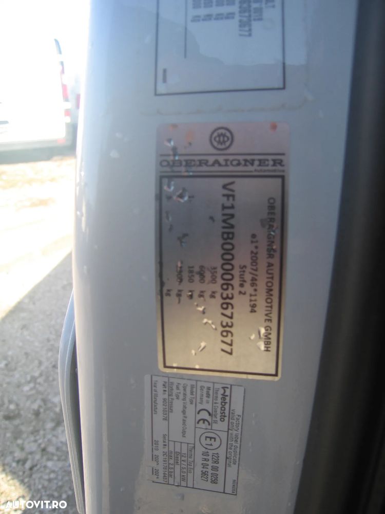 Renault MASTER 7 LOC. 4 x 4, PLATFORMA MIXTA, PRELATA  , AC. 2  BUC  IDENTICE . - 12
