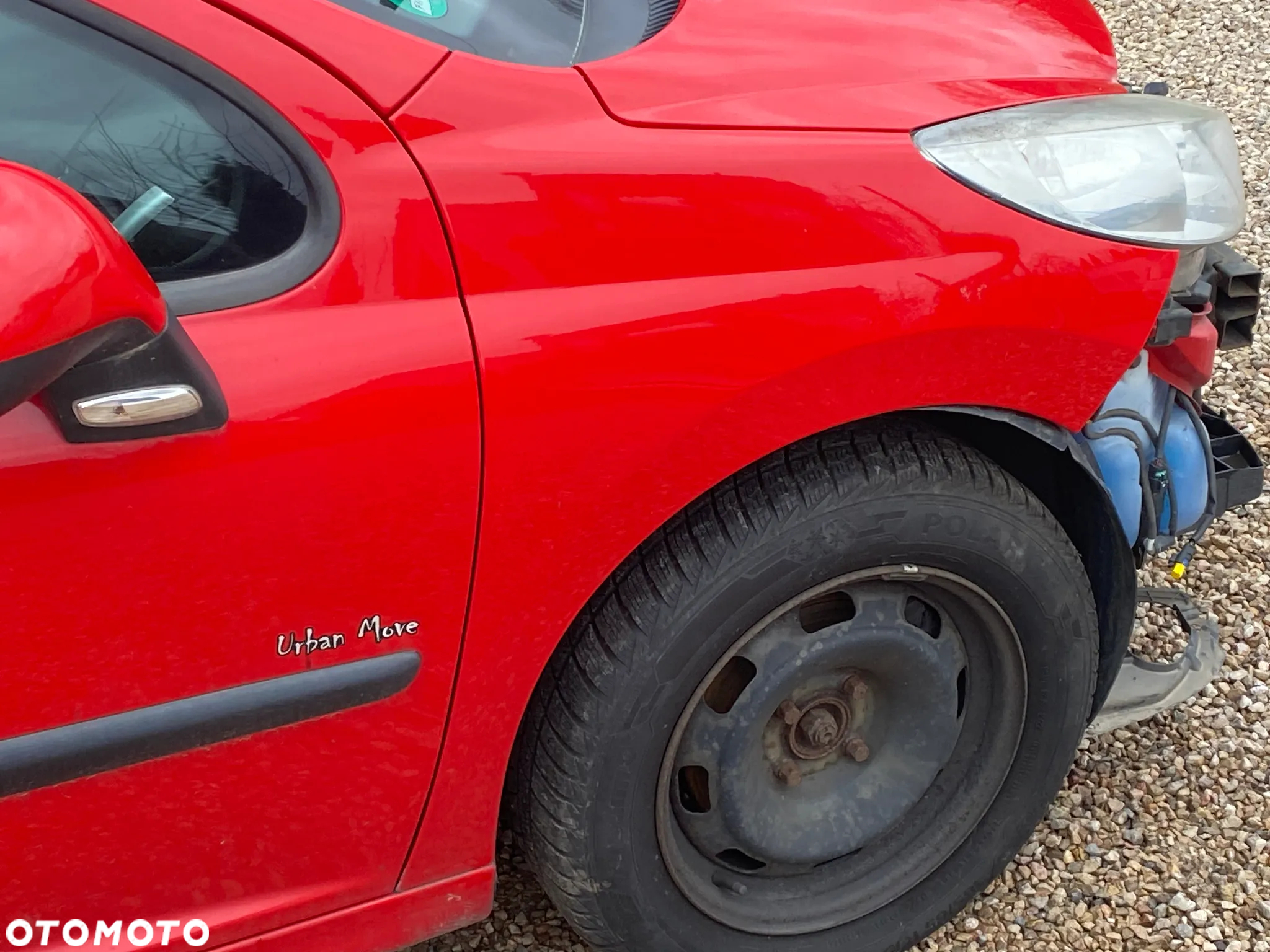 PEUGEOT 207 06- Błotnik prawy przód przedni KKNB HB 5-drzwi - 4