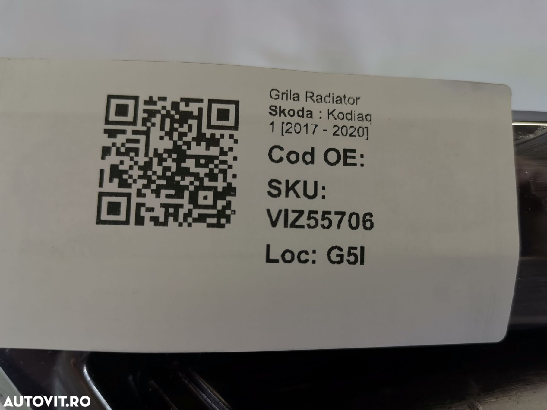 Grila Radiator Skoda  Kodiaq 1 [2017 - 2020] Originala - 8