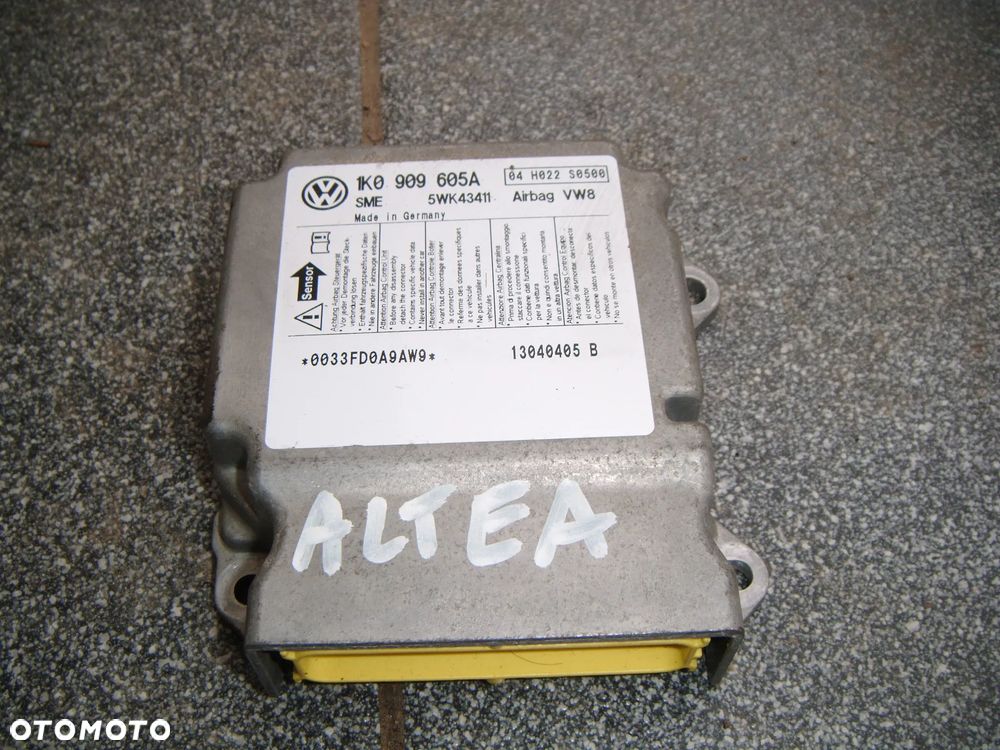 seat altea 06r sensor airbag 1k0909605a - 1