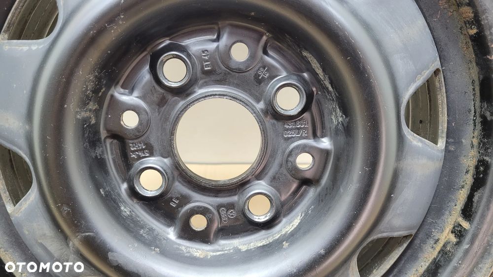 FELGA STALOWA ZAPAS DOJAZDÓWKA 1x VW AUDI 5,5J R14 ET 45 4x108 - 3