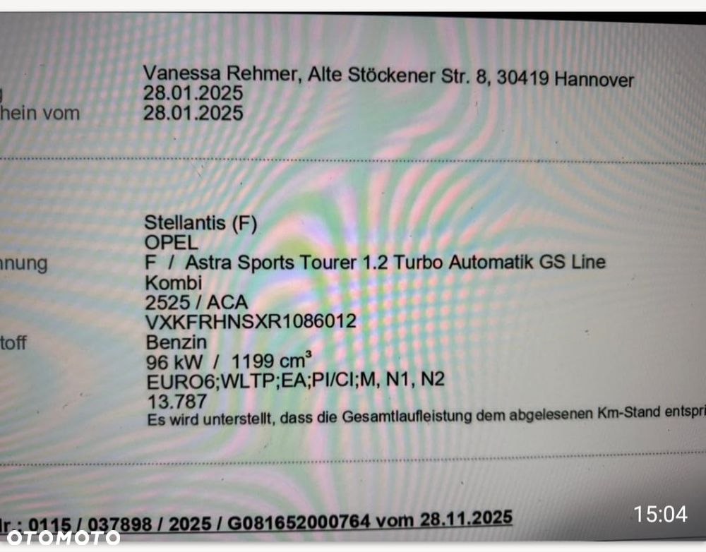 Opel Astra 1.2 Turbo Automatik GS Line - 21